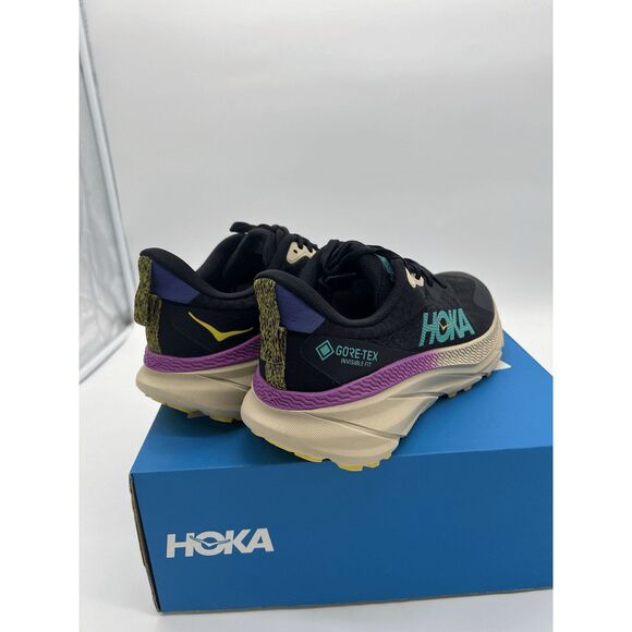 Hoka One One Men's Challenger ATR 7 GTX Gore-Tex Black/Oatmeal Trail Sz 9 New - Picture 4 of 10